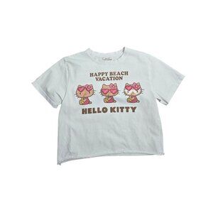 Sanrio Hello Kitty Happy Beach Vacation Tshirt Sunglasses Hearts